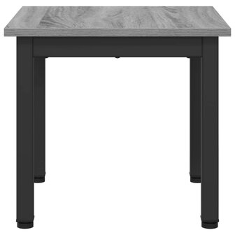 Salontafel Grijs Sonoma 40 x 40 x 36 cm Bewerkt hout 6