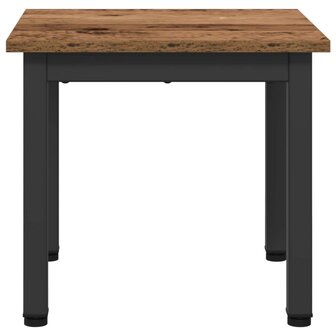 Salontafel Oudhout 40 x 40 x 36 cm Bewerkt hout 5