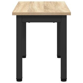 Salontafel Sonoma 60 x 30 x 36 cm Bewerkt hout 6