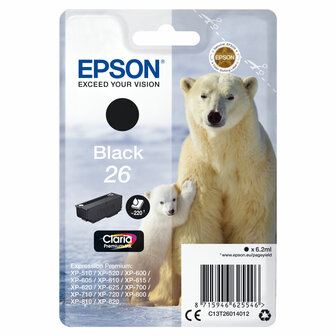 Originele inktcartridge Epson T2601 Zwart 2