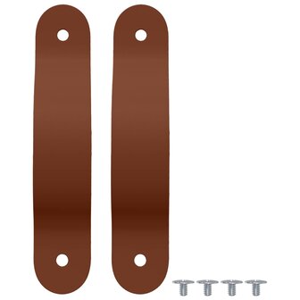 Kast Handvatten 2 pcs Bruin 96 mm PU 5
