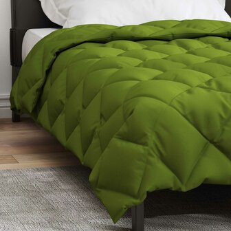 Winter Dekbed Groen 200 x 135 cm Microfiber 4