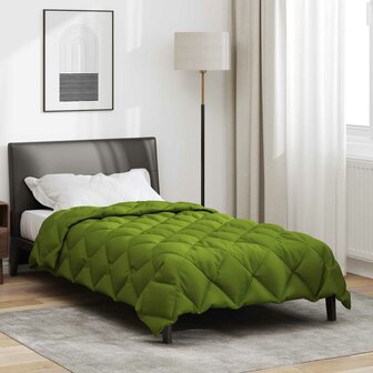 Winter Dekbed Groen 220 x 135 cm Microfiber 1