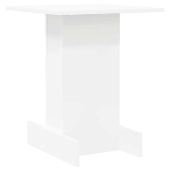 Bijzettafel Wit 44,5 x 45 x 55 cm Bewerkt hout 2