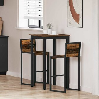 Eettafels Bewerkt hout 1