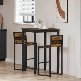 Eettafels Bewerkt hout 1