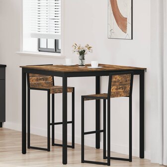 Eettafels Bewerkt hout 1