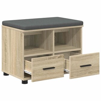 Halbank met kussen met lade Sonoma Eiken 60 x 38 x 46 cm 2