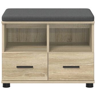 Halbank met kussen met lade Sonoma Eiken 60 x 38 x 46 cm 5