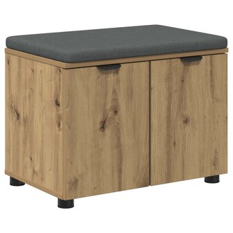 Halbank met kussen met opslag Artisan Eiken 60 x 38 x 46 cm 2