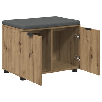 Halbank met kussen met opslag Artisan Eiken 60 x 38 x 46 cm 5