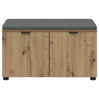 Halbank met kussen met opslag Artisan Eiken 80 x 38 x 46 cm 6