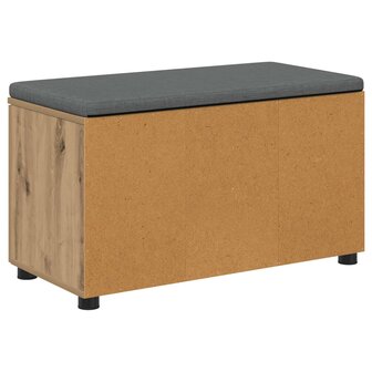 Halbank met kussen met opslag Artisan Eiken 80 x 38 x 46 cm 8