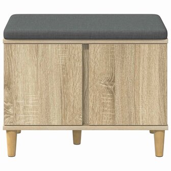 Halbank met kussen met opslag Sonoma Eiken 60 x 38 x 46 cm 6