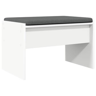 Halbank met kussen Wit 60 x 38 x 46 cm 7
