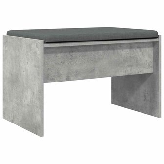 Halbank met kussen Beton Grijs 60 x 38 x 46 cm 7