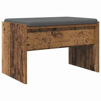 Halbank met kussen Oudhout 60 x 38 x 46 cm 2