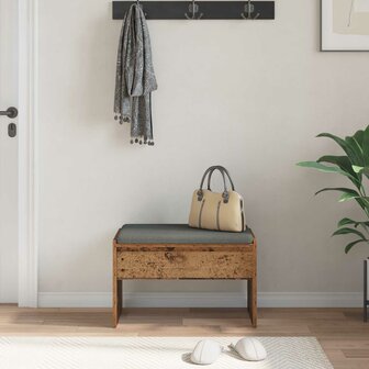 Halbank met kussen Oudhout 60 x 38 x 46 cm 4