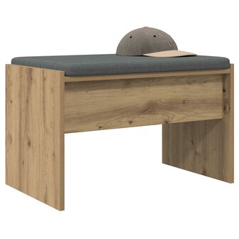 Halbank met kussen Artisan Eiken 60 x 38 x 46 cm 3