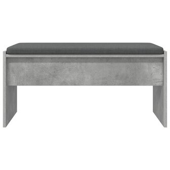 Halbank met kussen Beton Grijs 80 x 38 x 46 cm 5