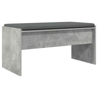 Halbank met kussen Beton Grijs 80 x 38 x 46 cm 7