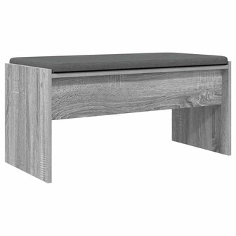 Halbank met kussen Grijs Sonoma 80 x 38 x 46 cm 7