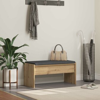 Halbank met kussen Artisan Eiken 80 x 38 x 46 cm 1