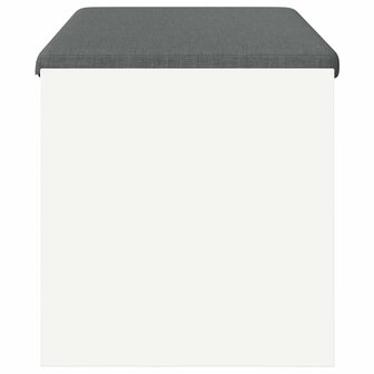 Halbank met kussen Wit 100 x 38 x 46 cm 6