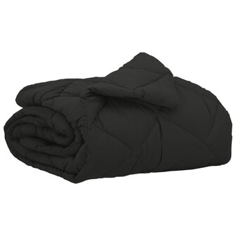 Zomerdekbed Zwart 200 x 155 cm Microvezel 2