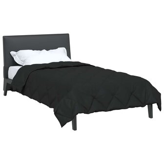 Zomerdekbed Zwart 220 x 155 cm Microvezel 3