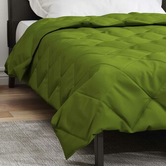 Vol jaar dekbed Groen 220 x 155 cm Microfiber 4