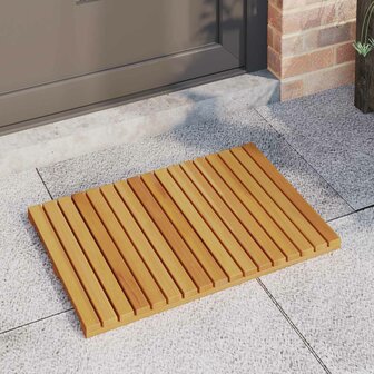 Badmat Effen Bruin 60 x 40 cm Hout 3