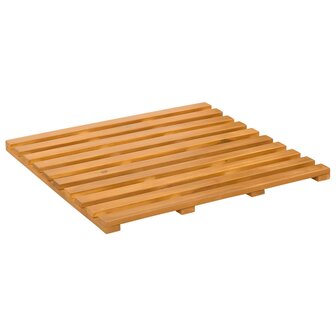 Badmat Effen Bruin 100 x 53 cm Hout 4