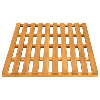 Badmat Effen Bruin 100 x 53 cm Hout 5