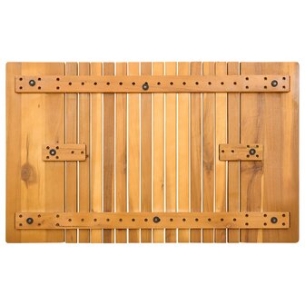 Badmat Effen Bruin 59 x 40 cm Hout 6