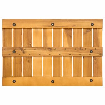 Badmat Effen Bruin 60 x 40 cm Hout 7