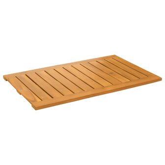 Badmat Effen Bruin 80 x 50 cm Hout 2
