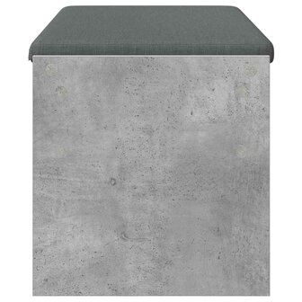 Halbank met kussen Beton Grijs 100 x 38 x 46 cm 6