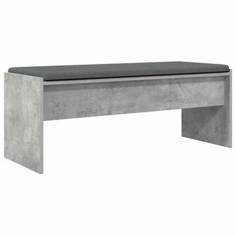 Halbank met kussen Beton Grijs 100 x 38 x 46 cm 7