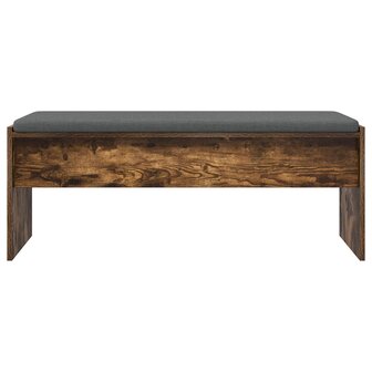 Halbank met kussen Gerookt eiken 100 x 38 x 46 cm 5