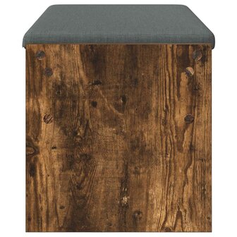 Halbank met kussen Gerookt eiken 100 x 38 x 46 cm 6