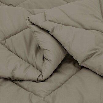 Vol jaar dekbed Lichtgrijs 200 x 155 cm Microfiber 5