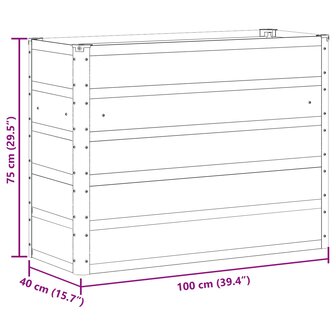 Plantenbak Ivoor 100 x 40 x 75 cm Staal 7