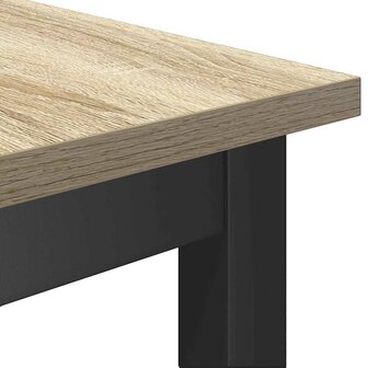 Eetbank 2 pcs Sonoma Eiken 100 x 32,5 x 48,5 cm 7