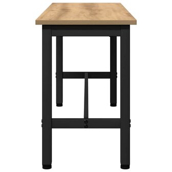 Eetbank 2 pcs Artisan Eiken 100 x 32,5 x 48,5 cm 6