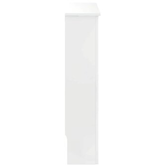 Radiatorafdekking Hoogglans wit 78 x 19 x 81,5 cm Bewerkt hout 5