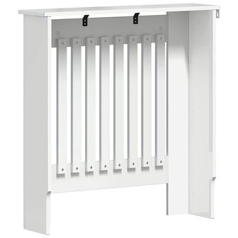Radiatorafdekking Hoogglans wit 78 x 19 x 81,5 cm Bewerkt hout 6