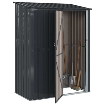 Tuinhuisjes Antraciet 153,5 x 86 x 200 cm Metaal 3