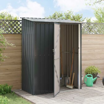 Tuinhuisjes Antraciet 153,5 x 86 x 200 cm Metaal 4