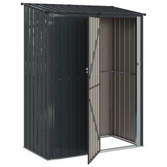 Tuinhuisjes Antraciet 153,5 x 86 x 200 cm Metaal 5